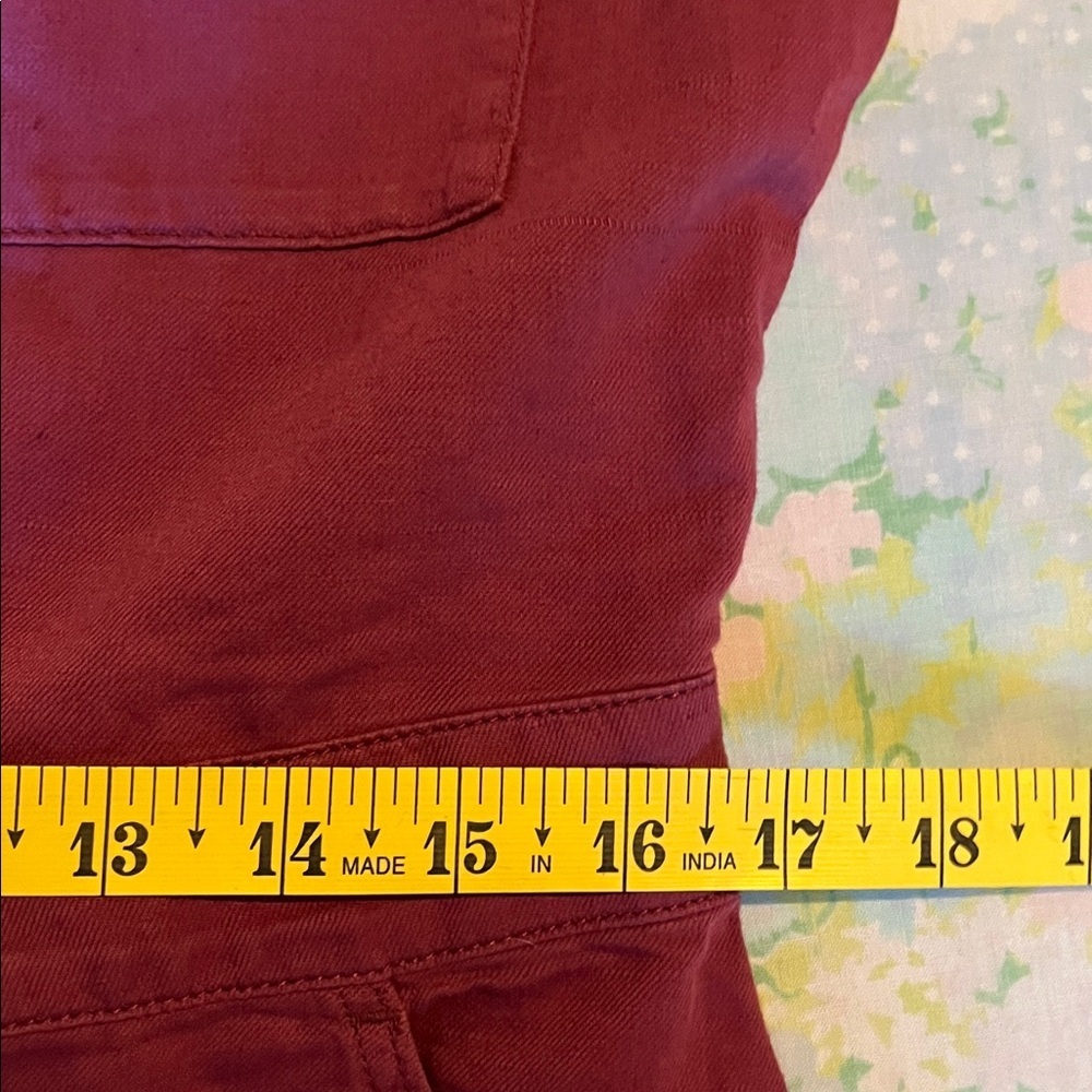 Outerknown | Burgundy S.E.A.‎ Long Sleeve Organic Cotton Jumpsuit Size Small - Picture 9 of 11